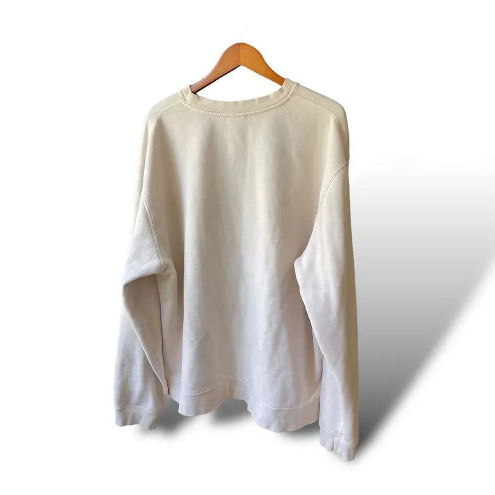 Vintage Timberland Embroidered Crewneck Sweatshirt Men’s 2XL White Pullover - Picture 3 of 3